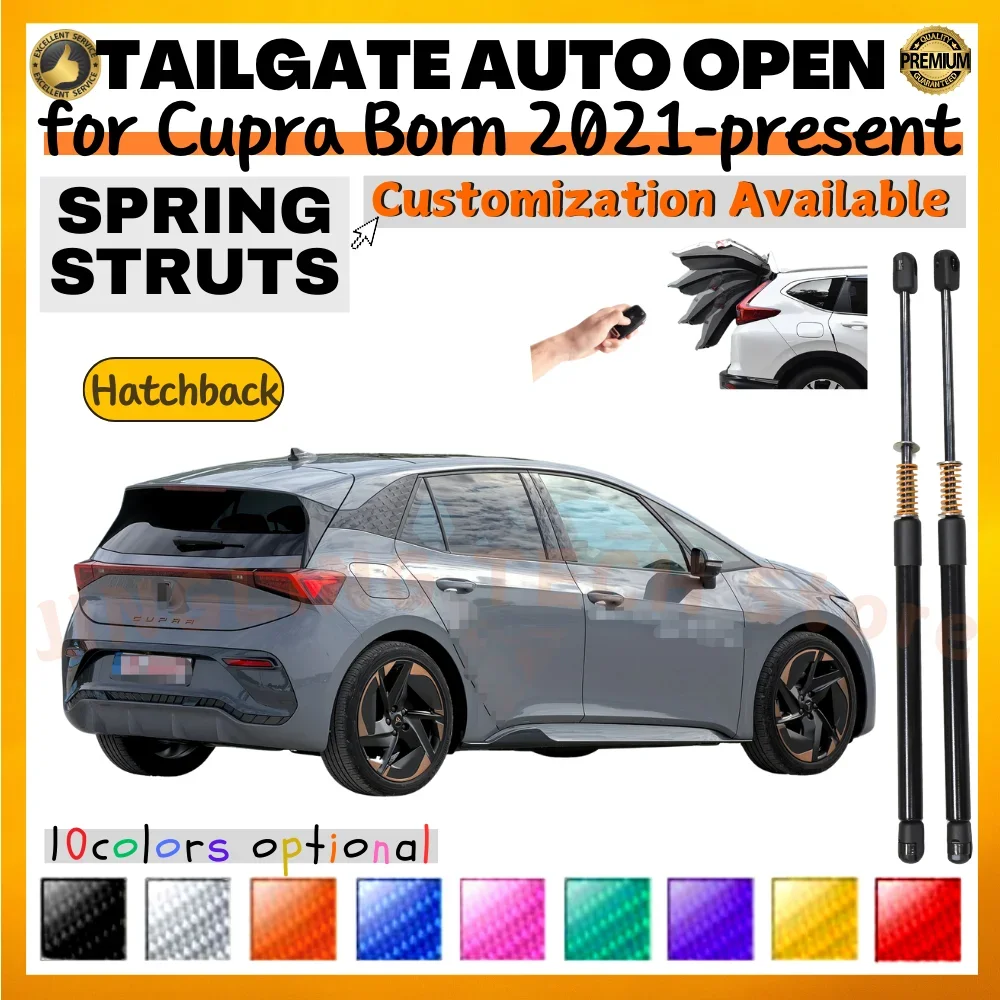 

Qty(2) Trunk Struts with Spring for Cupra Born Hatchback 2021-present Rear Tailgate Boot Lift Supports Shock Absorbers Rod