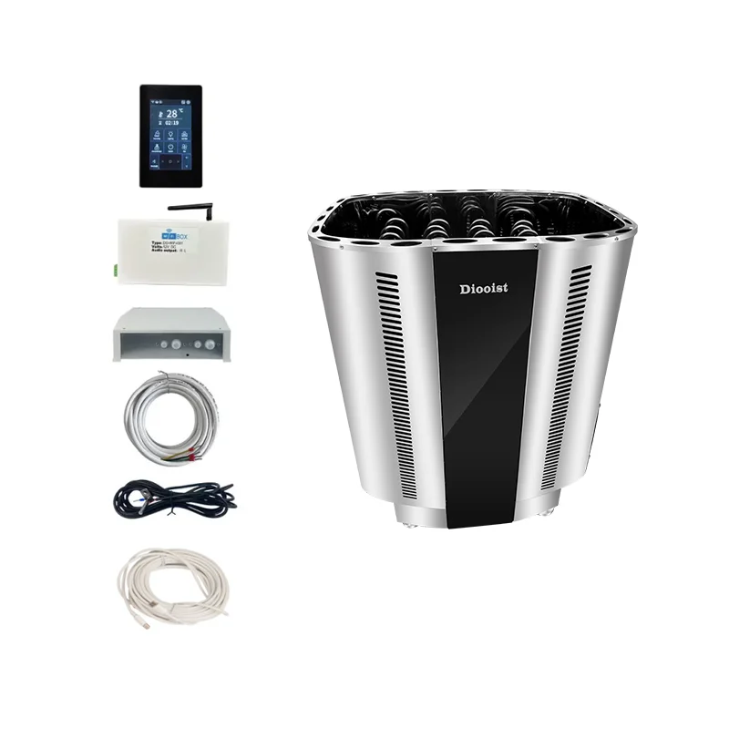 

Factory Supply WiFi&App Controlled 9-18KW Stainless Steel Sauna Heater for Sauna