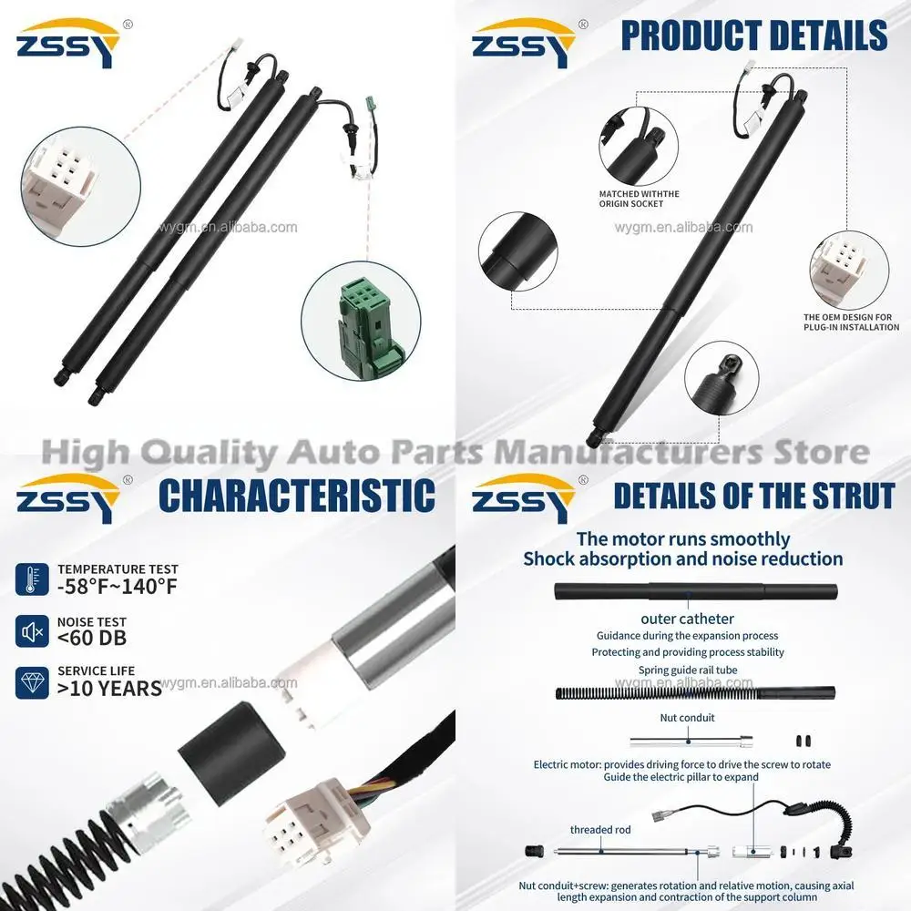 

1 pair For 9828629680 9828629780 Left Right Power Liftgate Rear Tailgate Lift Struts Electric Tailgate Lift for OPEL GRANDLAND 2