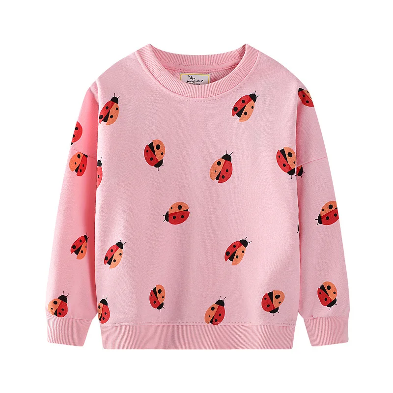 

Spring and Autumn Girls' Sweatshirt2025Spring and Autumn New Children's Round Neck Long Sleeve Tops Children's Tops
