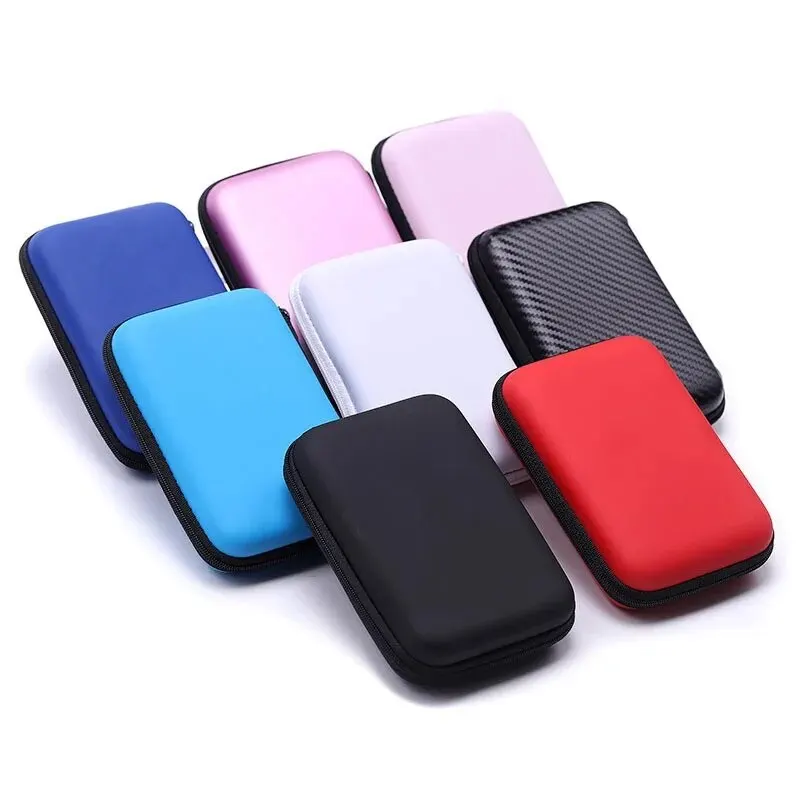 Data Cable Travel Storage Bag, USB Charger Headphone OrganizerPortable Hard Drive Earphone Case