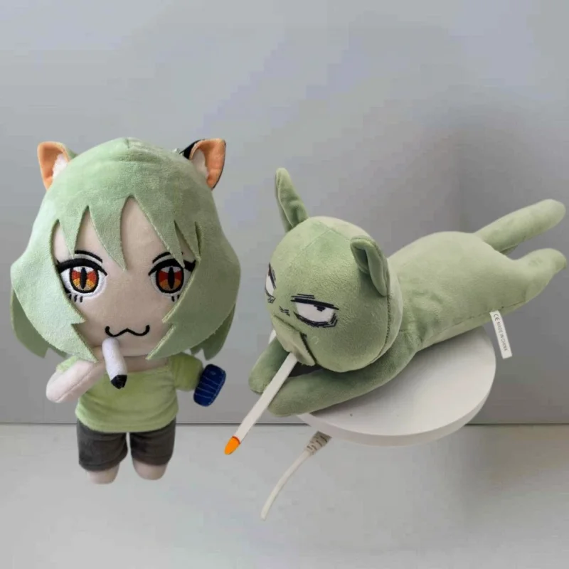 Peluche de Anime Yani Neko , Muñeco de Peluche Suave, Figura de Dibujos Ani
