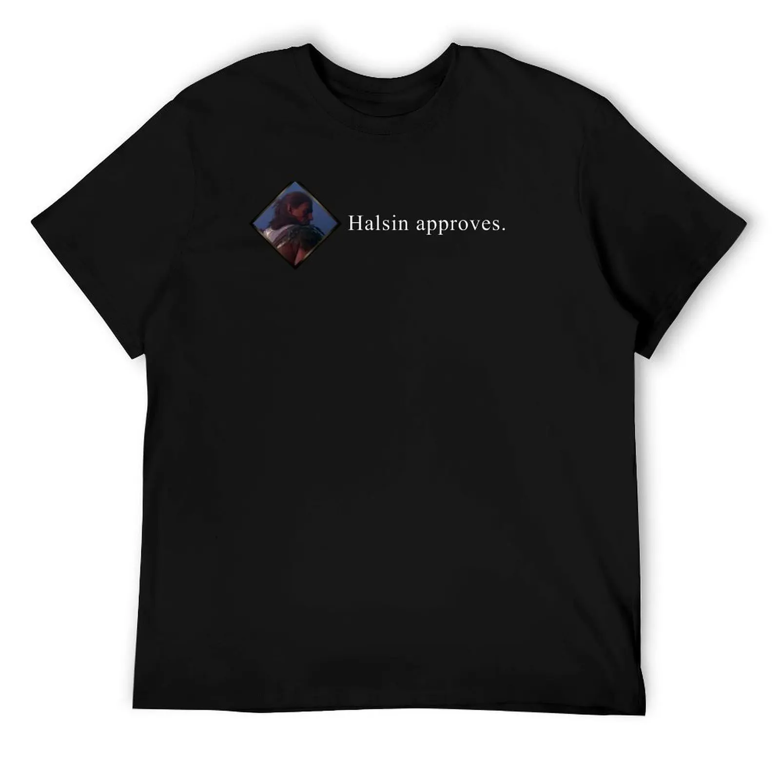 Halsin Approval T-Shirt Baumwoll-T-Shirt 100 % T-Shirts für Herren, grafische T-Shirts