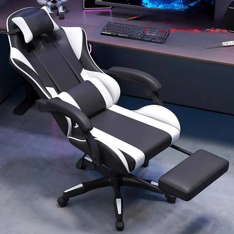 

Massager Reclining Office Chair Nordic Pillow Girl Designer Comfortable Computer Chair Arm Wheels Bureau Stoel Office Furniture