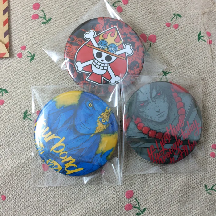 قطعة واحدة أنيمي شارة دبوس مجموعة لوفي ايس زورو سابو نامي روبن المعادن المينا بروش اكسسوارات ل تأثيري جمع هدية