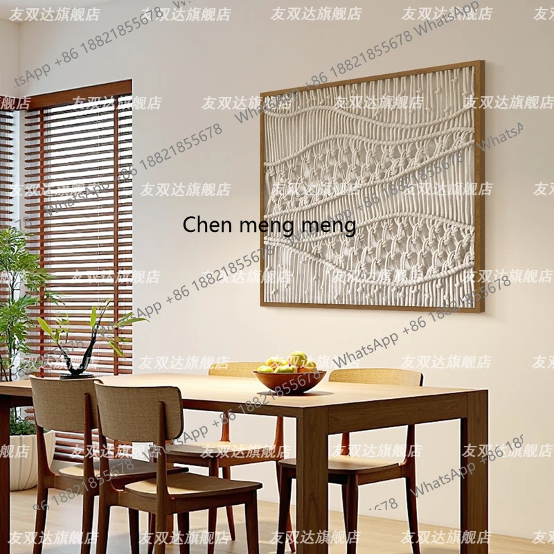 لوحة زخرفية للرياح الرملي من وابي، لوحة معلقة على الحائط مصنوعة يدويًا ثلاثية الأبعاد لخلفية غرفة المعيشة