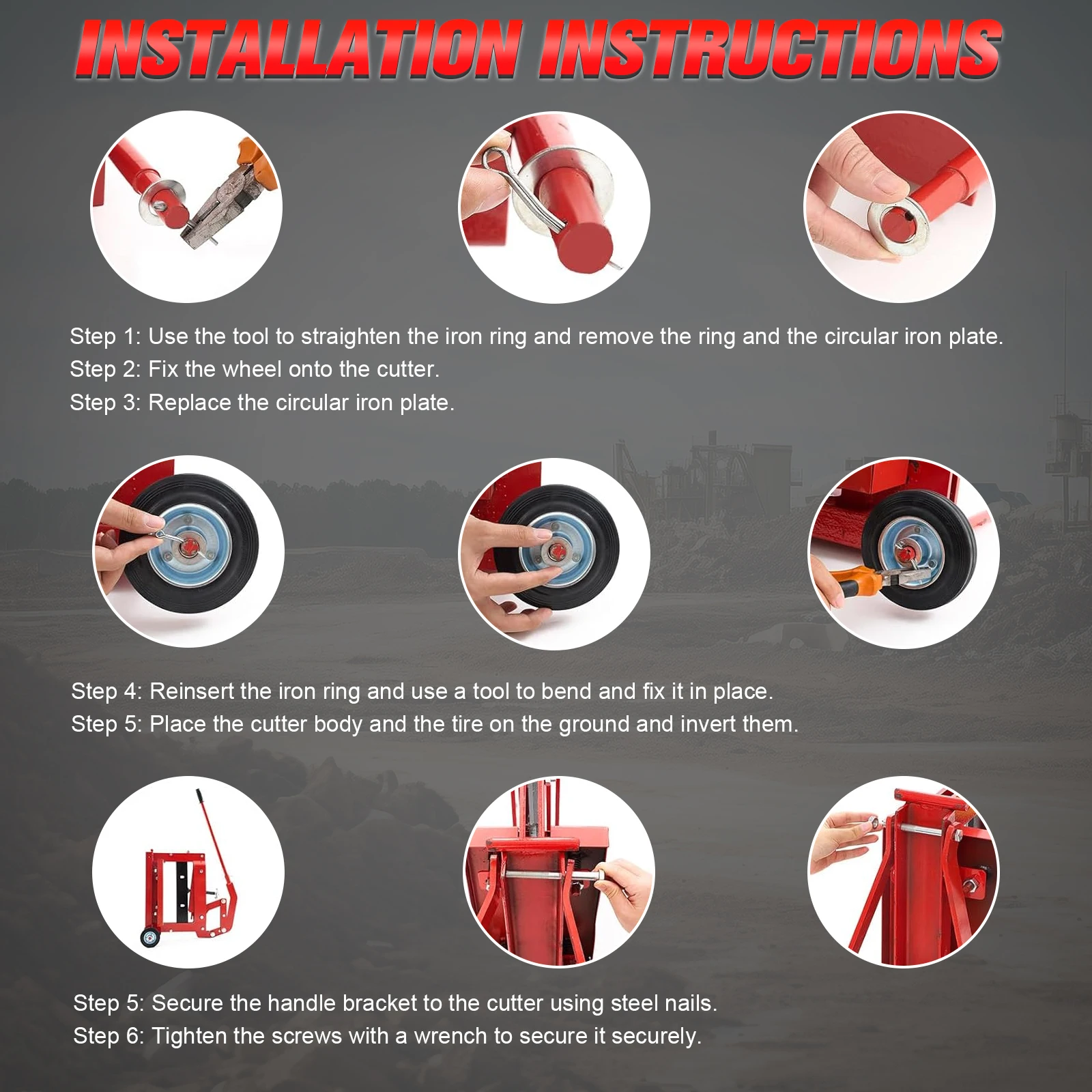 

Резак для кирпича на колесах, инструмент для резки блоков и брусчатки, толщина резки 0-11,8 дюймов, для нарезки пазов в граните, мраморе, камне