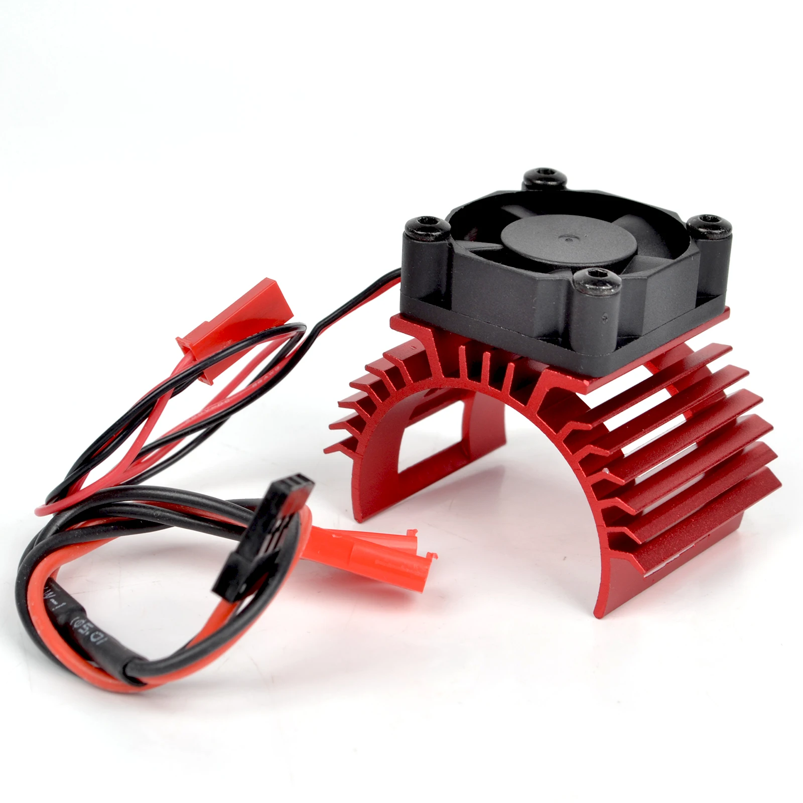 Aluminium-Legierung RC-Motor-Kühlkörper mit Lüfter Passend für 540 3650 3660 Bürstenlose Motoren, für 1/8 1/10 1/12 RC Auto Truck Buggy Crawler