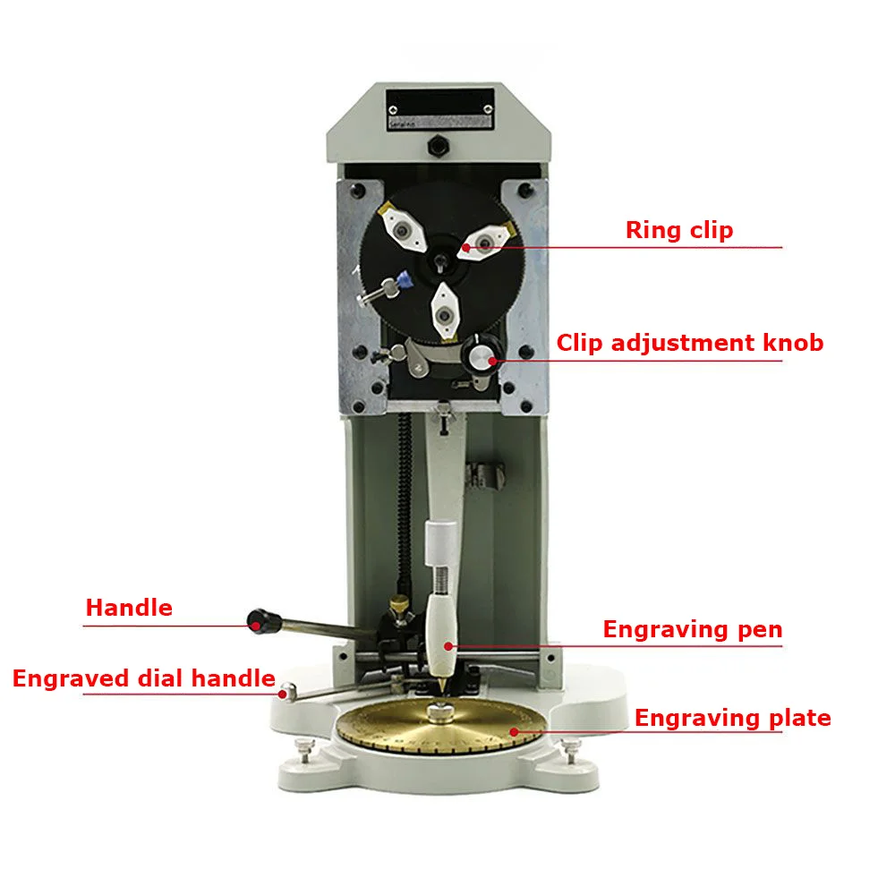 Ring Inner Ring Numbers, English Engraving Machine, Jewellery High-Precision Gold-Making Tools