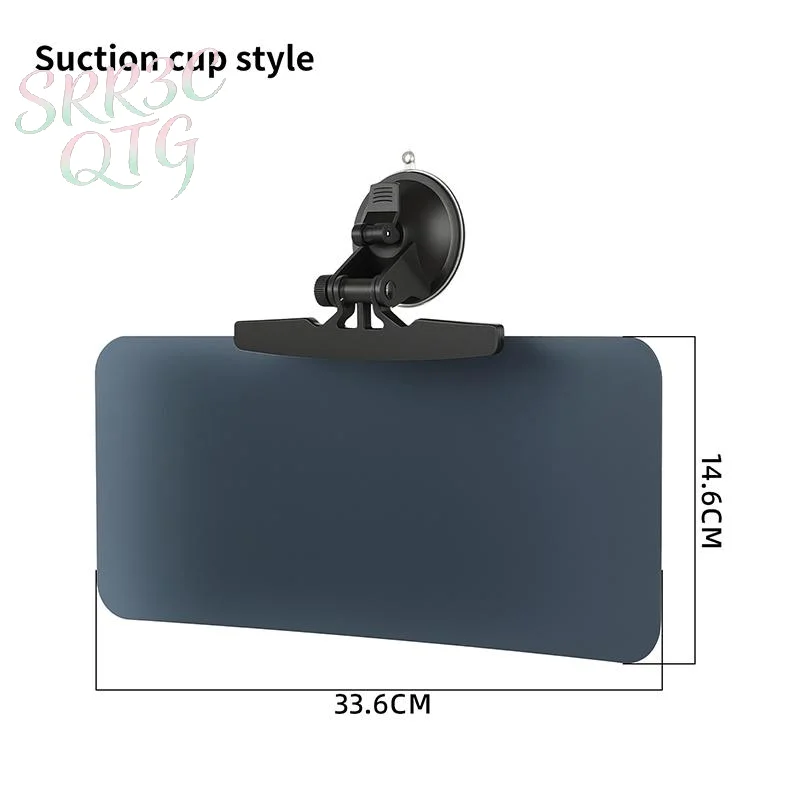 Hot Car Visor Extender Windshield Sun Blocker Anti-Glare Weatherproof Sunvisor Extension Car 180-Degree Rotation Car Sun Blocker