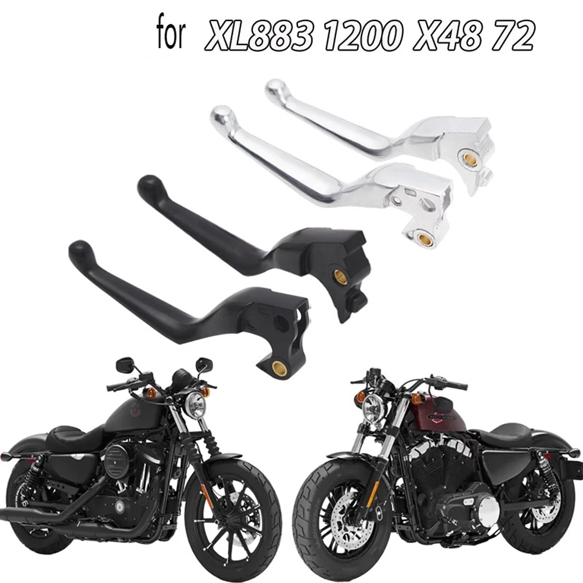 

Черные рычаги тормозной муфты мотоцикла для Harley Sportster XL 883/1200 96-03 Touring Road King/Electra Glide/Softail/FatBoy/Dyna