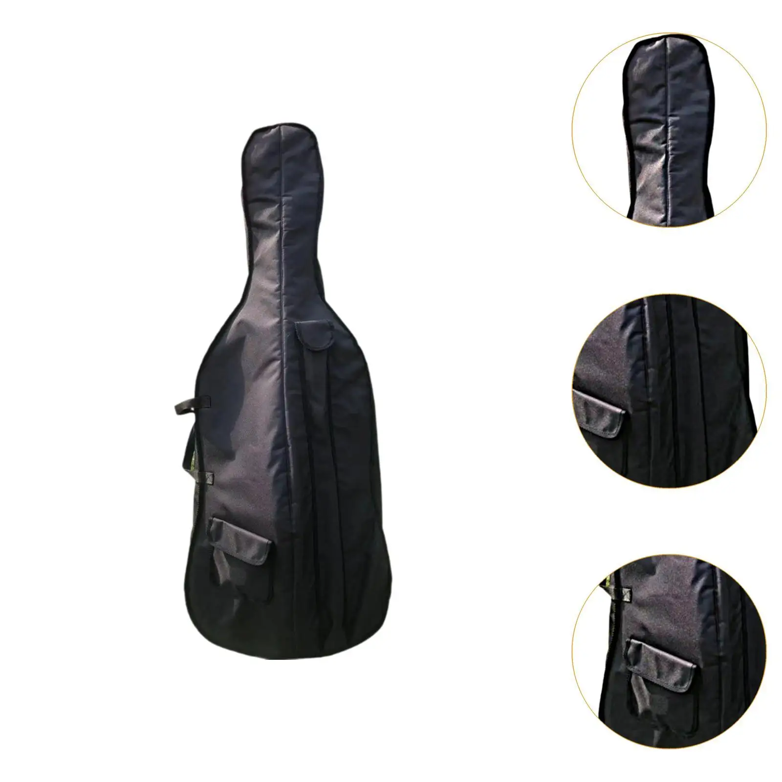 Cello Carrying Bag Soft Cello Case Portable Large Capacity Padded Cello Backpack Waterproof for Concert Stage Performance