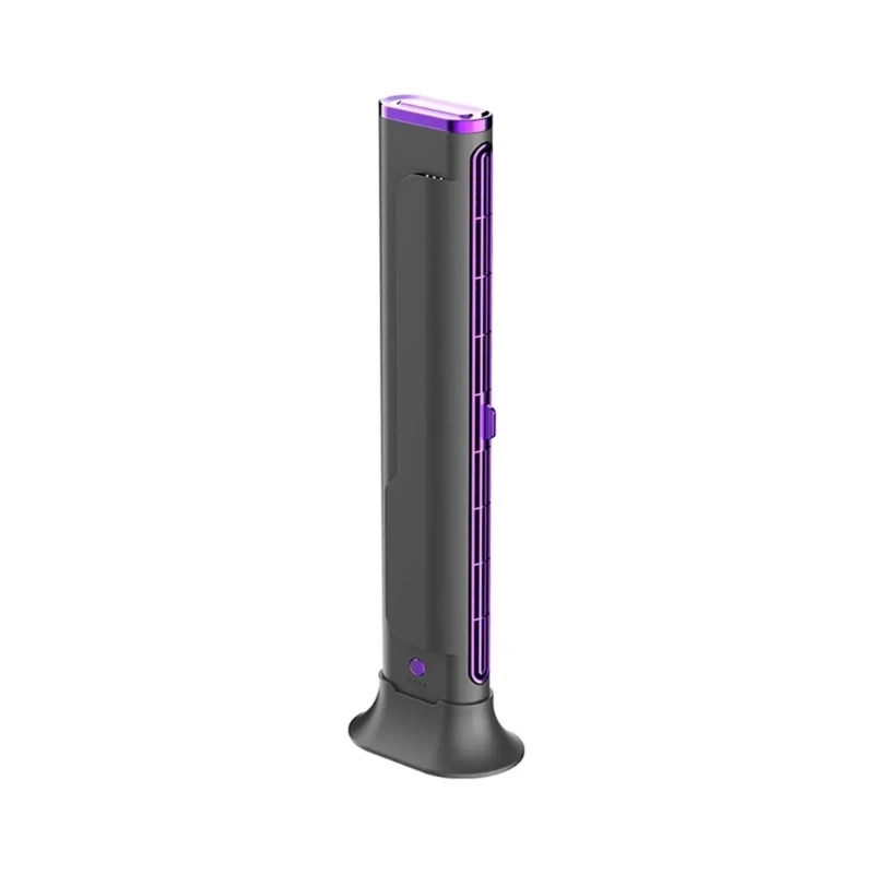 J1HF Rechargeable Quiet Desk Fan with Adjustable Airflows Quiet Cooling Fan ABS Texture Perfect for Office or Bedroom Use