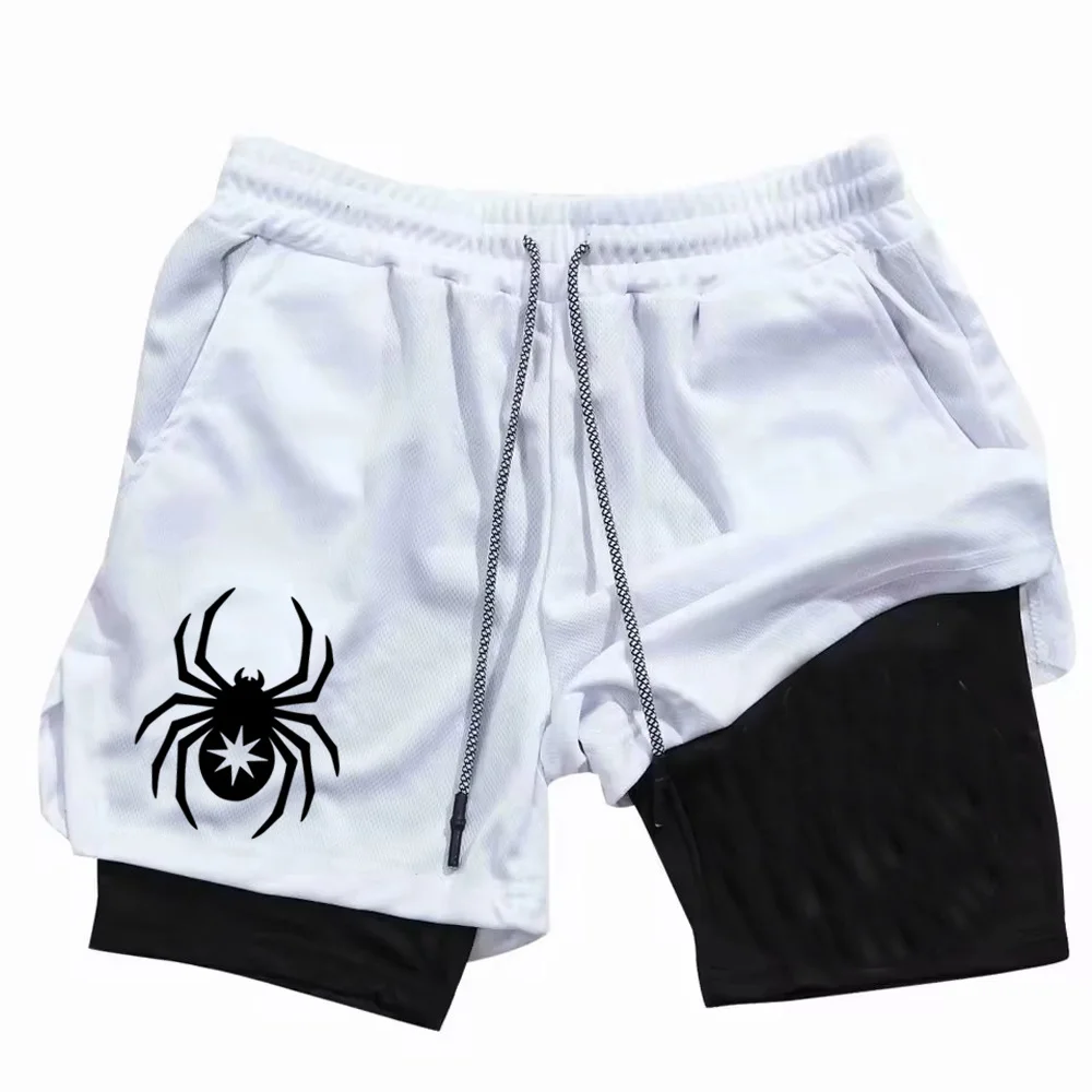 Hunter x Hunter shorts Breathable  Fitness Training  Anime  2 in 1 Sports Quick Dry Jogging Double Deck hombre