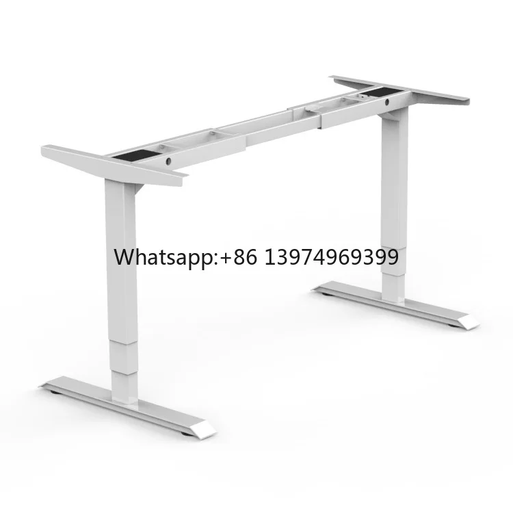 Office Adjustable Height Electric Metal Sit Stand Desk Frame With Lifting Column Leg