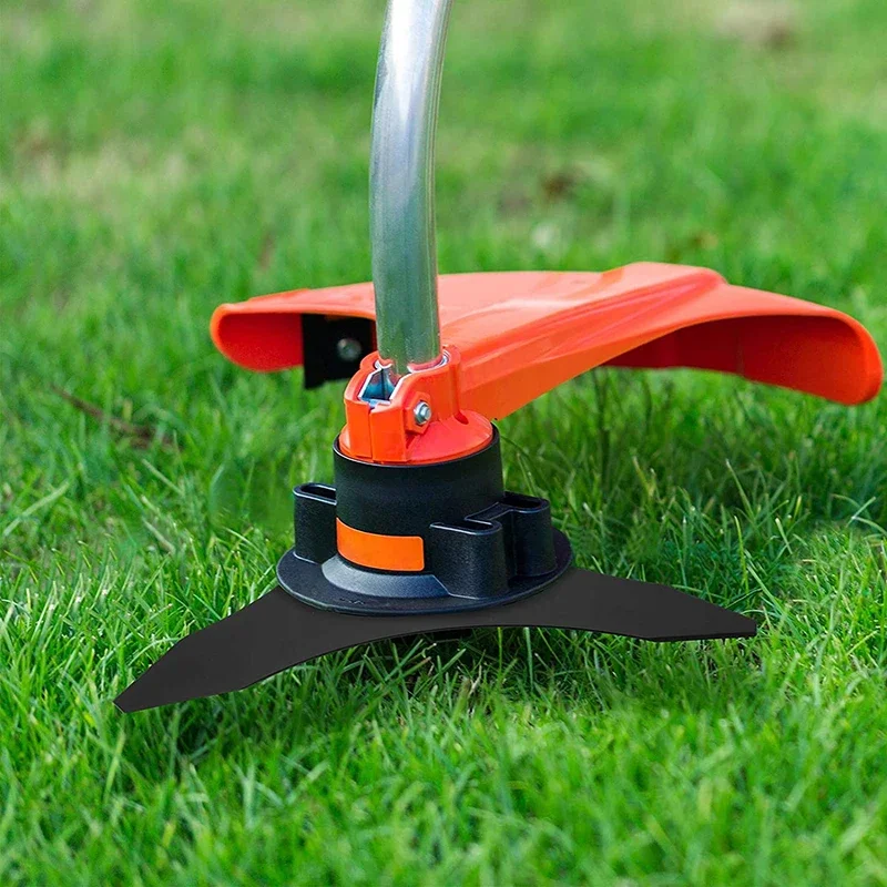 3 Teeth Brush Cutter Blade Grass Trimmer Blade Brush Cutter Cutting Disc Garden Tool Accessories Lawn Mower Triangular Saw Blade
