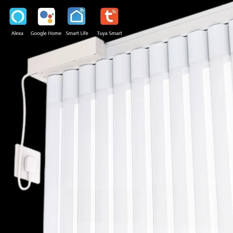TUYA Smart Automatic Electric Motorized Dream Vertical Blinds，Google Home, Alexa, Yandex