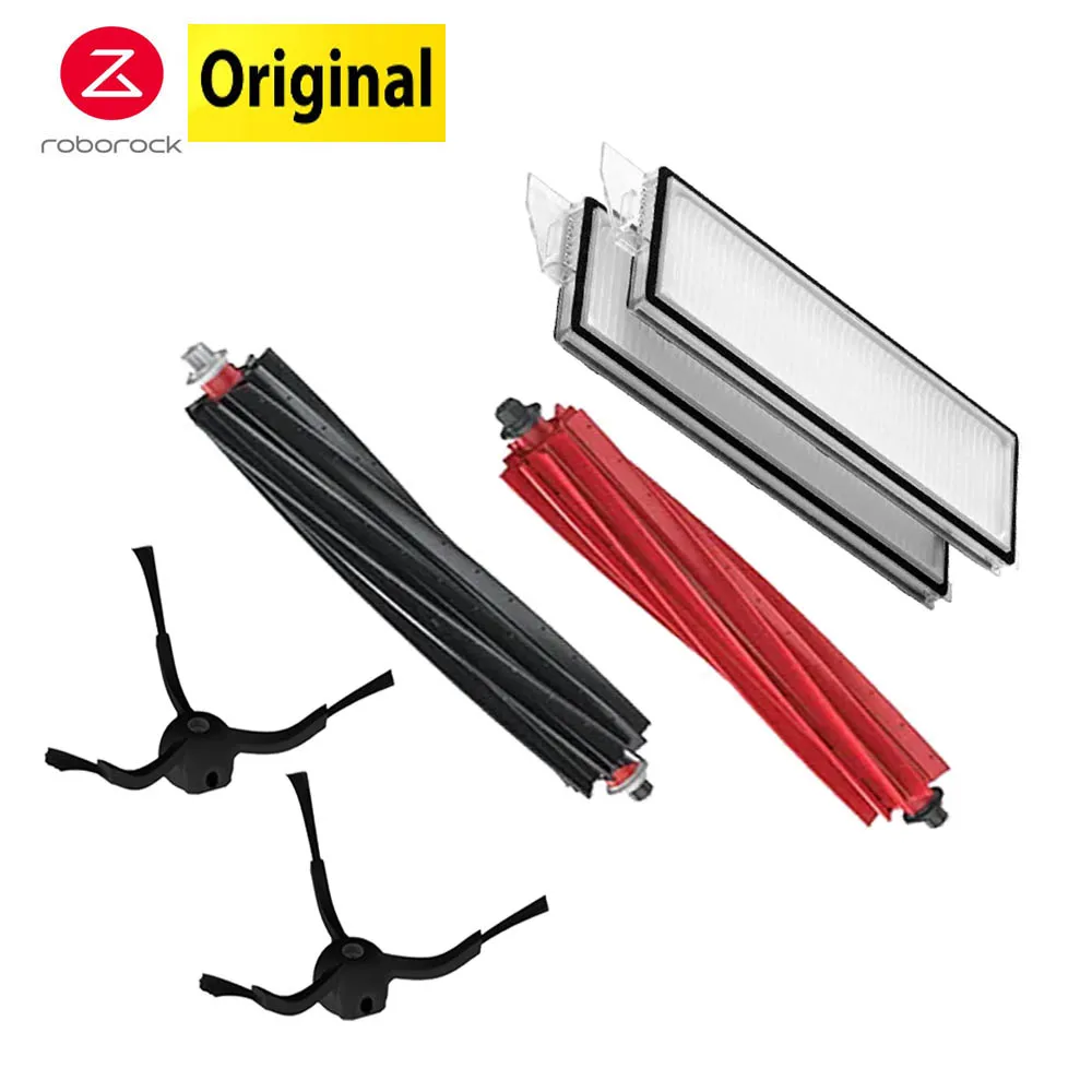 Originele Roborock S8 MaxV Ultra Accessoire van DuoRoller Hoofdborstel HEPA Filter Zijborstels Stofzak Mop Doek Onderdelen Optioneel