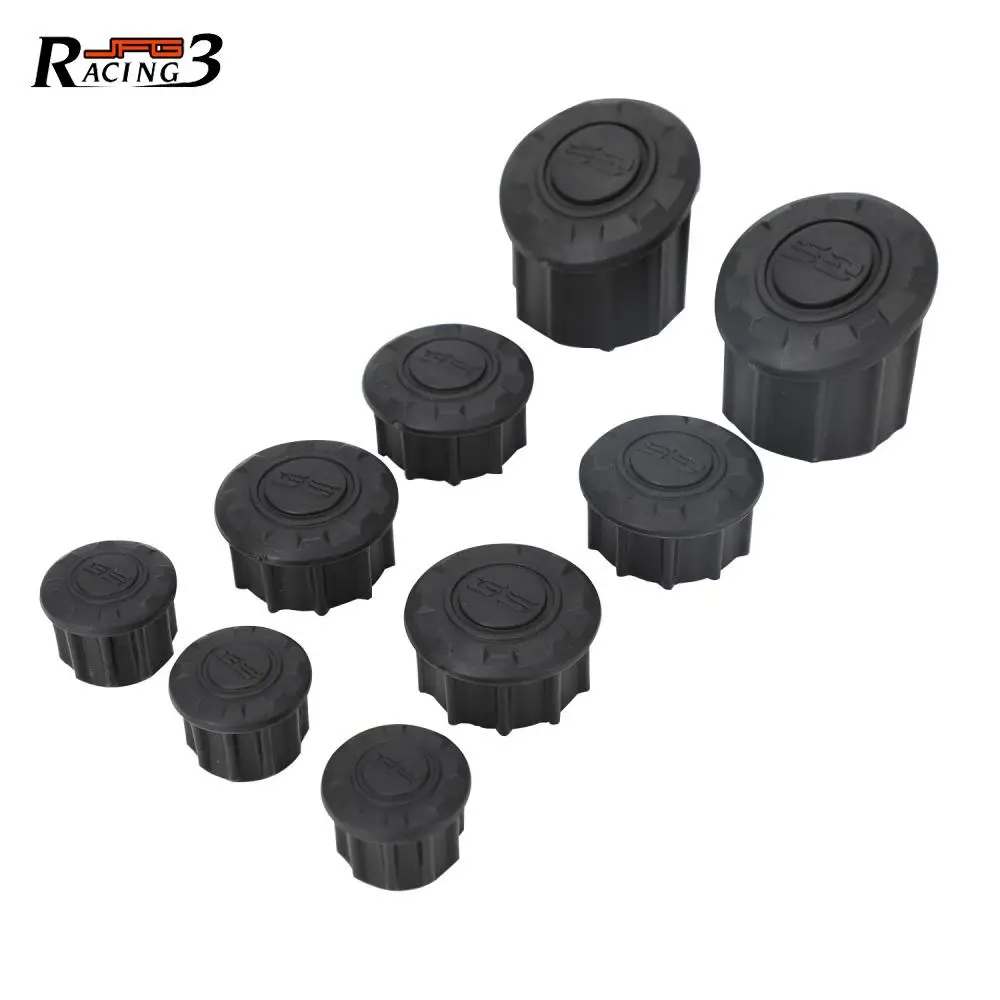 Motorcycle Accessories 9 Piece Screw Plugs Cover Frame Hole Cover For BMW R1200GS R1250GS Dirt Pit Bike Polypropylene