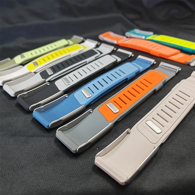 Compatible with WHOOP 5.0/MG Wrist Band Soft-Touch Silicone Waterproof Sweatproof Soft Adjustable Rubber Band for Whoop 5.0/MG