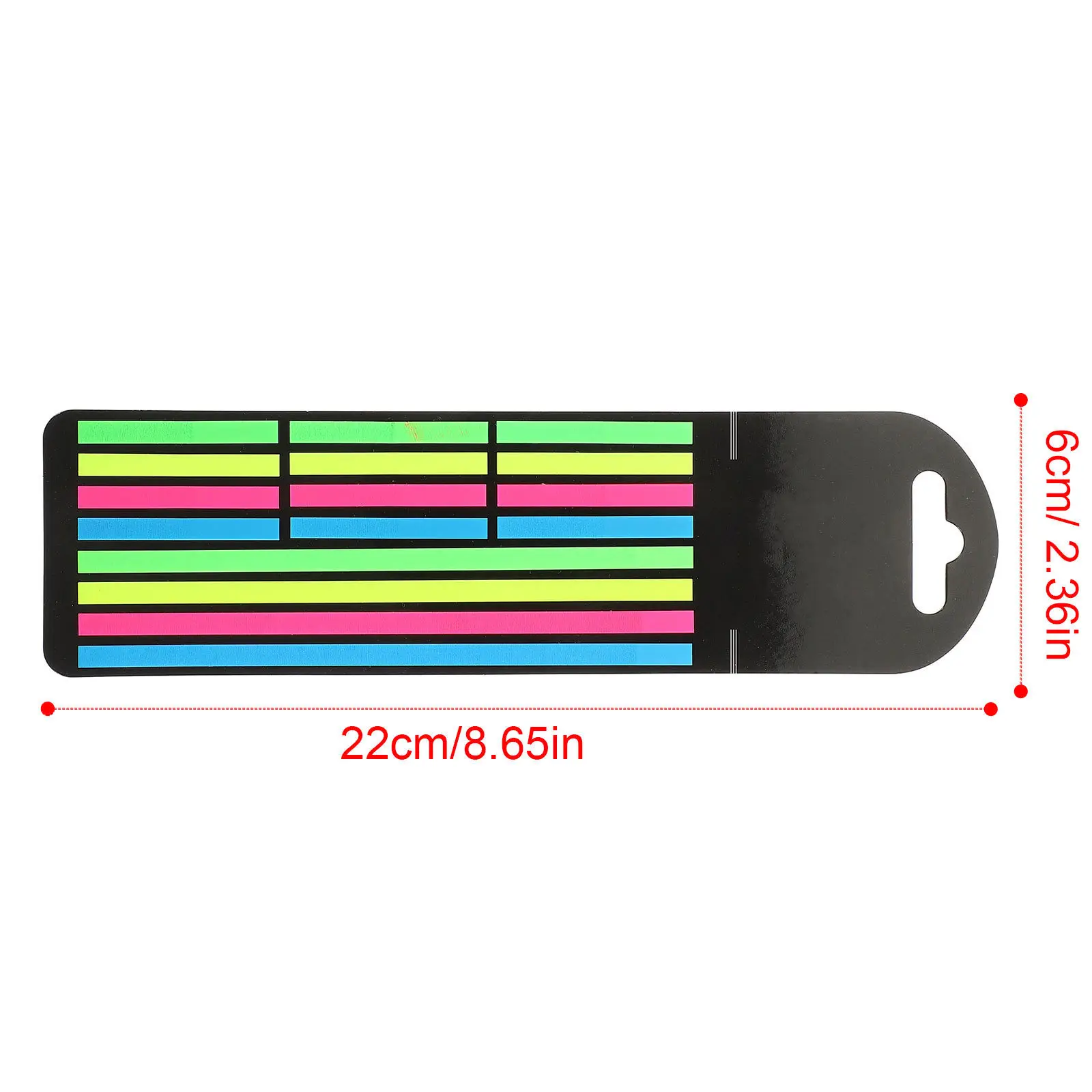 Colored Reading Strips 1 Box Lightweight Portable Fluorescent Reading Marking Strips for Teachers Dyslexia Support Focus