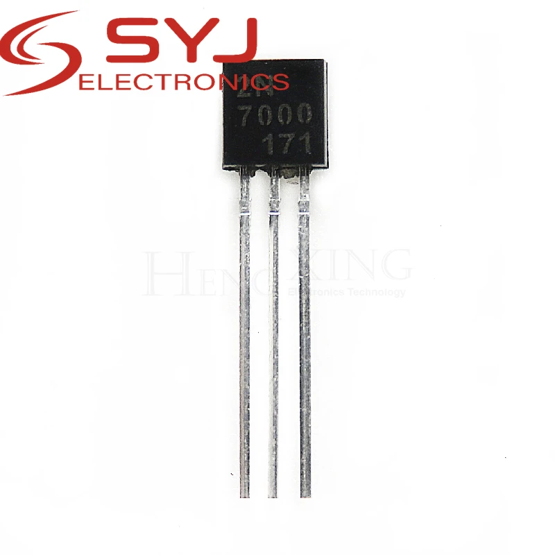 20pcs/lot 2N7000 TO92 Small Signal MOSFET 200 mAmps, 60 Volts N-Channel TO-92 New In Stock