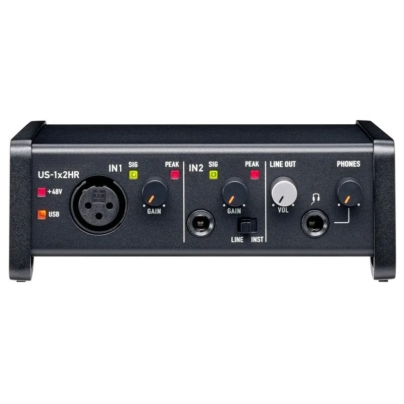 Us-1x2HR Us-2x2HR Us-4x4H Rversatile Audio Interface with 2 Inputs (1 Mic/1 Line) and A USB-C Port