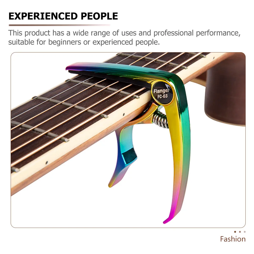 

Metal Guitar Capo Quick Release Durable Tune Changer For Acoustic Electric Ukulele Simple Design Sandhi Clip Guitar Accessory