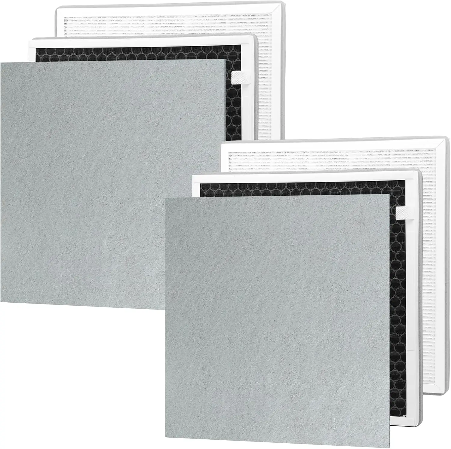 

2 Packs IC-5018 IC-5120 Replacement Filter for Aura IC-5018, Aura II IC-5018 and Sensa IC-5120, 4 in 1 filter of Activated