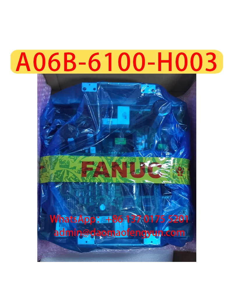 A06B-6100-H003 Brand New CNC System Robot Drive Servo Amplifier，A06B 6100 H003，Fast shipping