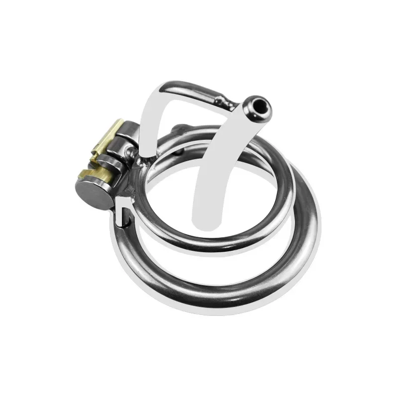 Male Metal Chastity Cage Device Anti-Cheating Cock Cage Abstinence Penis Ring Penis Bondage Penis Lock Adult Erotic Products Gay