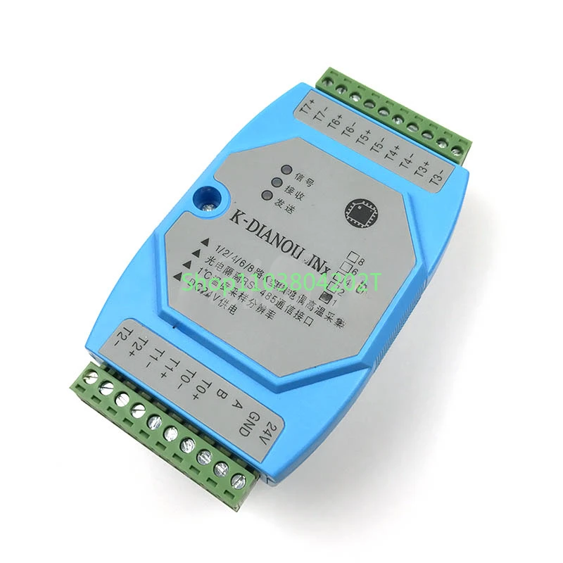 Type K Thermocouple Temperature Acquisition And Measurement Module MODBUS RTU Protocol Photoelectric Isolation 485 Networking