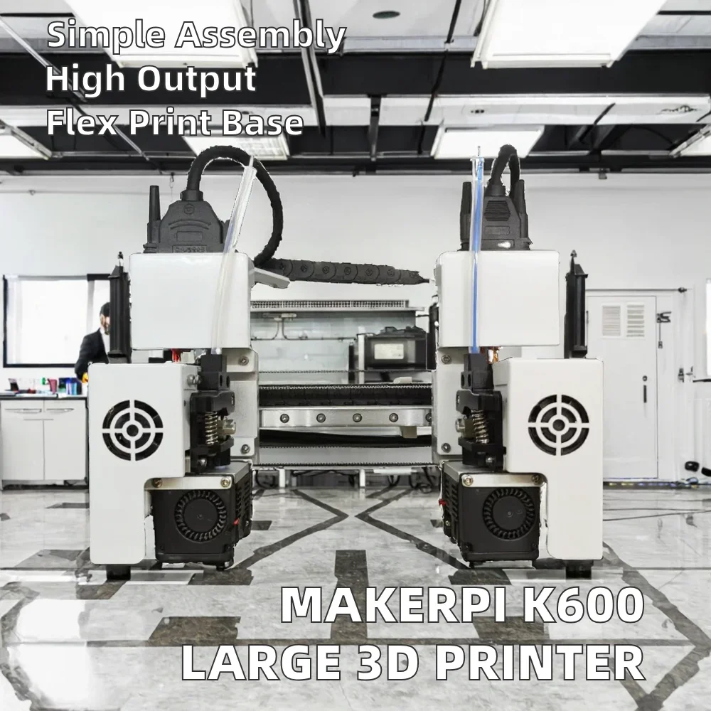 K600 Dual Nozzle DlY Educational Commencial 3D Printing Machine Big 3D Printer Sculpture
