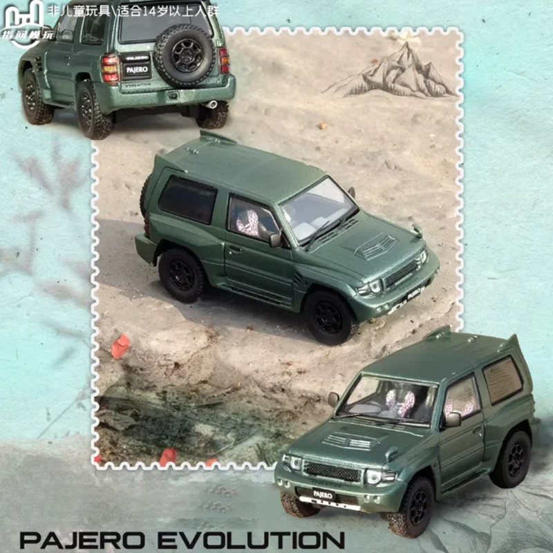 

INNO масштаб 1:64 PAJERO EVOLUTION сплав имитация модели автомобиля статическая коллекция украшенные праздничные подарки игрушки сувенирный подарок