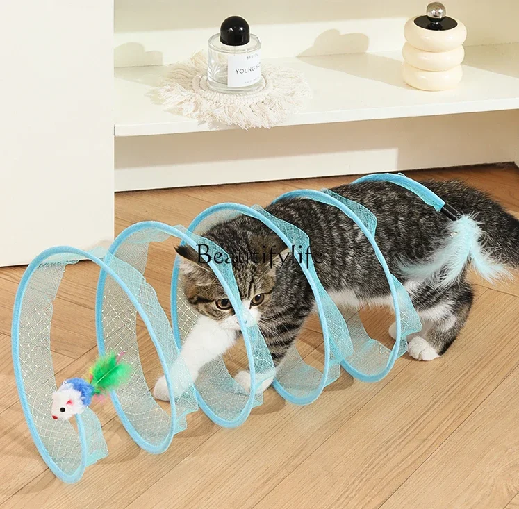 

Y Cat Tunnel Little Mouse Cat Teaser Self-Hi Relieving Stuffy Pet Supplies