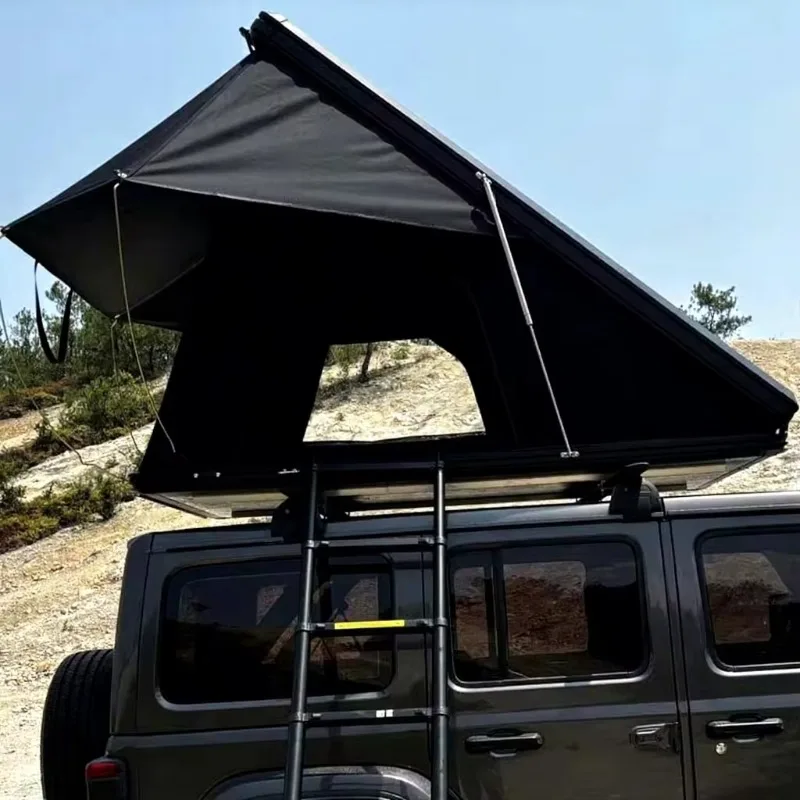 

Camping 4 Person Rooftop Tent Overland Hard Shell Car Roof Top Four-Season Waterproof Foldable 4x4 Offroad Camouflage Double