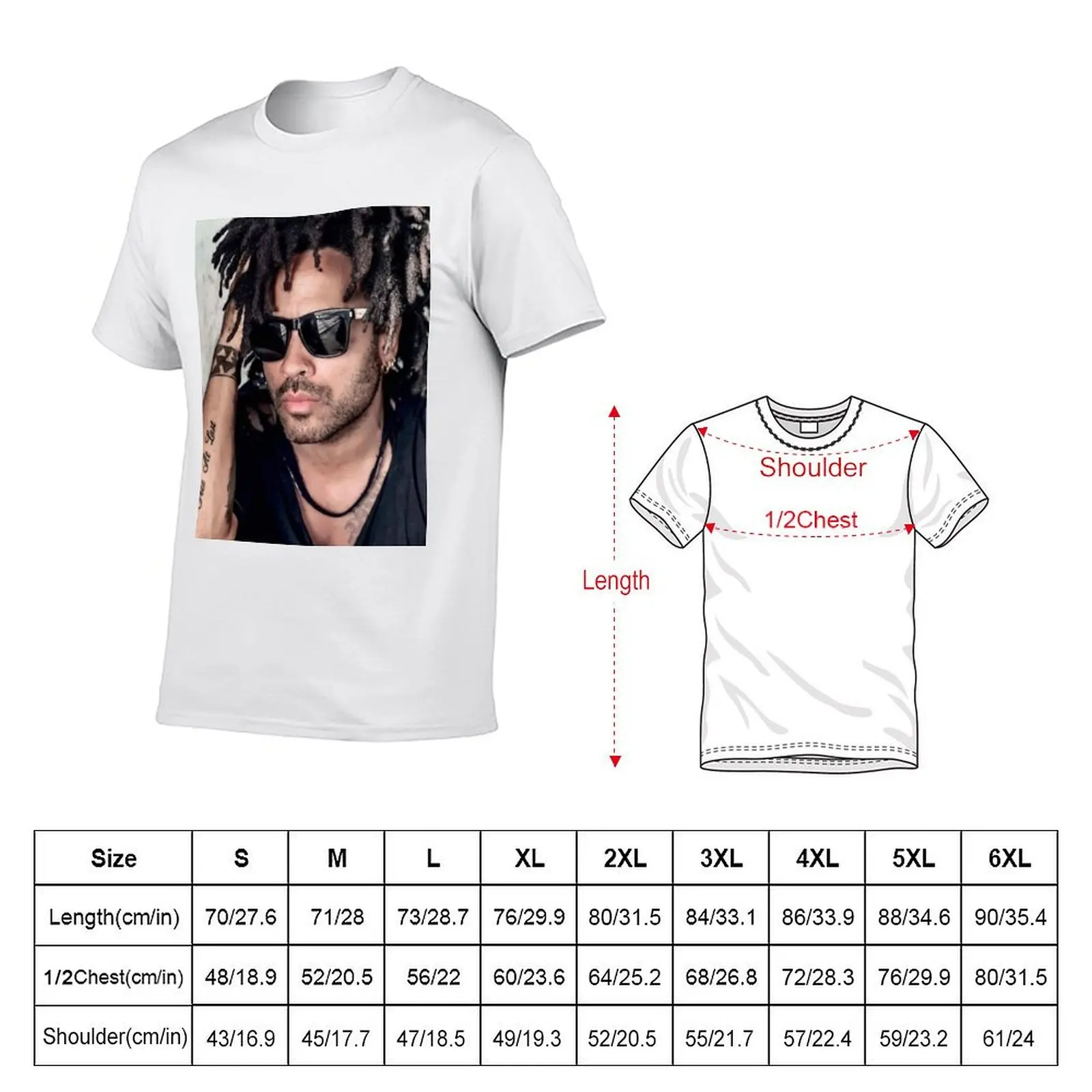 man man art shirts lenny t kravitz cotton for shirt t T-Shirt soft cotton