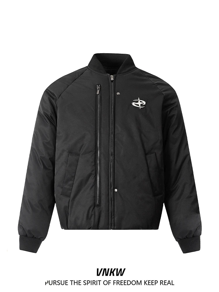 

Утепленная хлопковая куртка-бомбер унисекс для мужчин и женщин, зимняя теплая куртка-пилот, повседневная свободная куртка с полиэстеровым наполнителем, молодежная модная модель