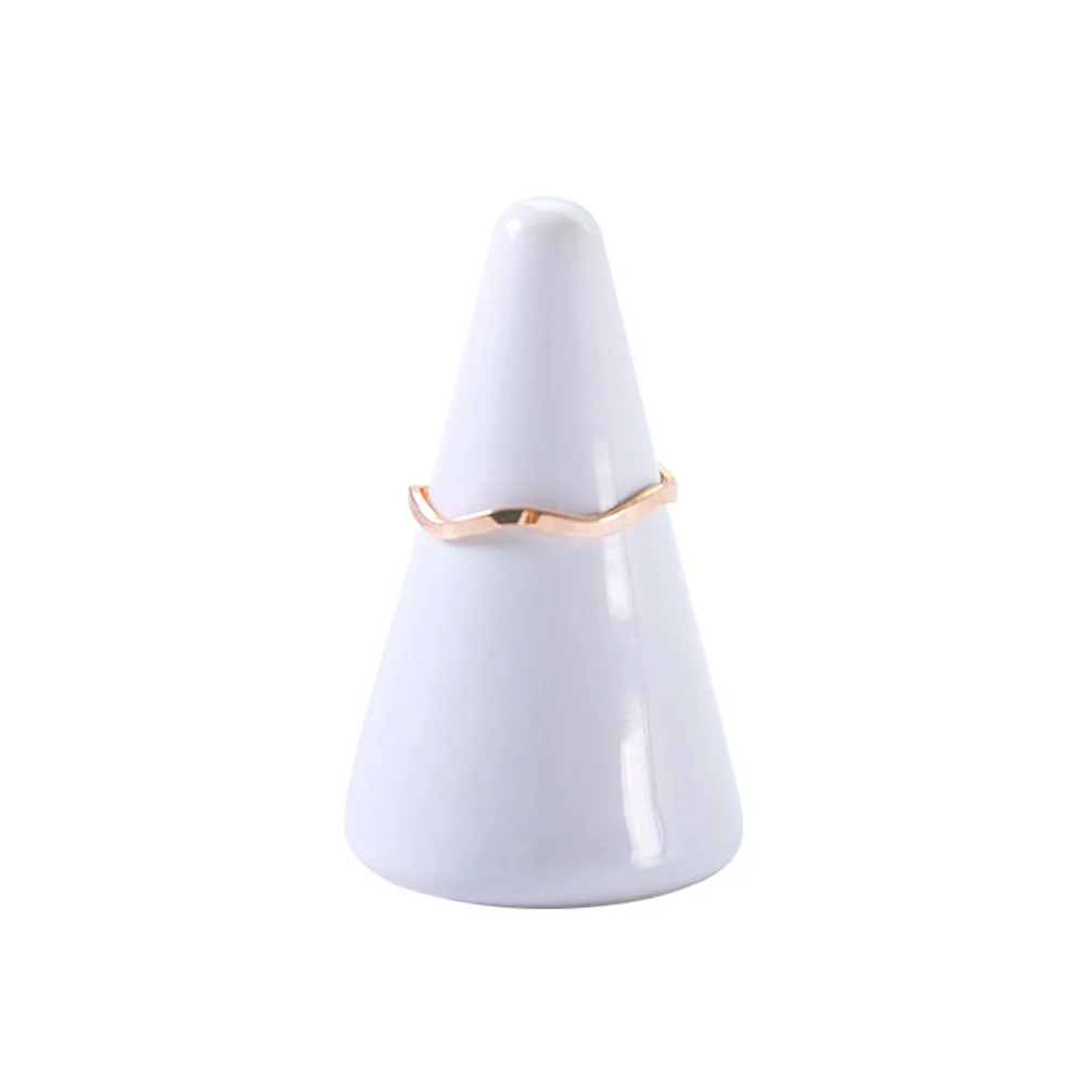 

2Pcs Premium Cone Shaped Ring Racks Durable Jewelry Organizer for Collecting and Showing Rings in Living Room Cone Ring Holder