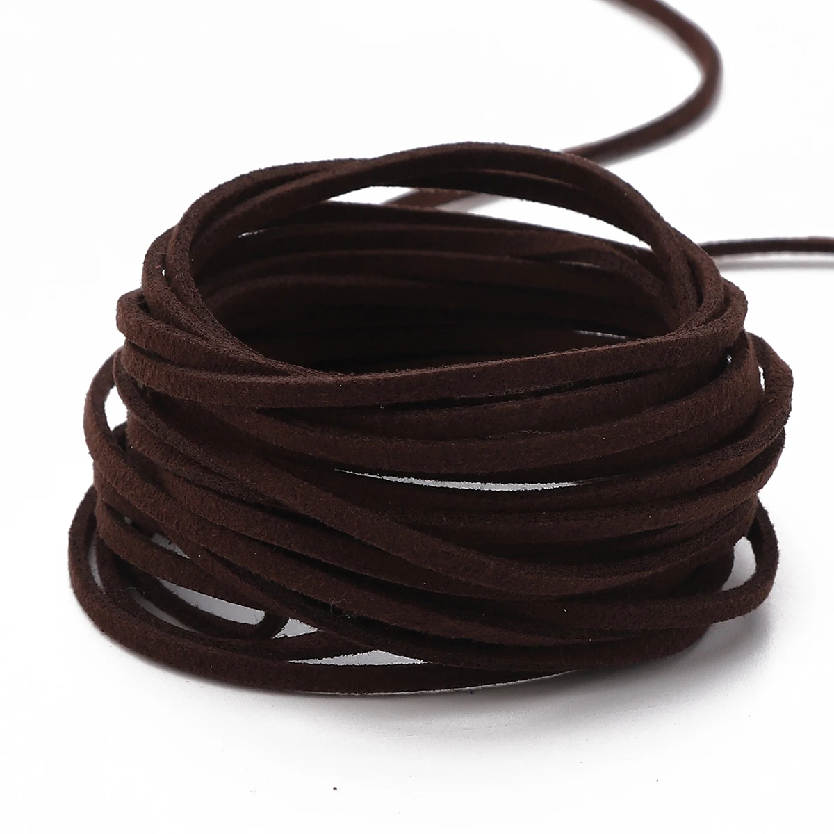 3mm Flat Double Sided Suede Cord for DIY Beading
