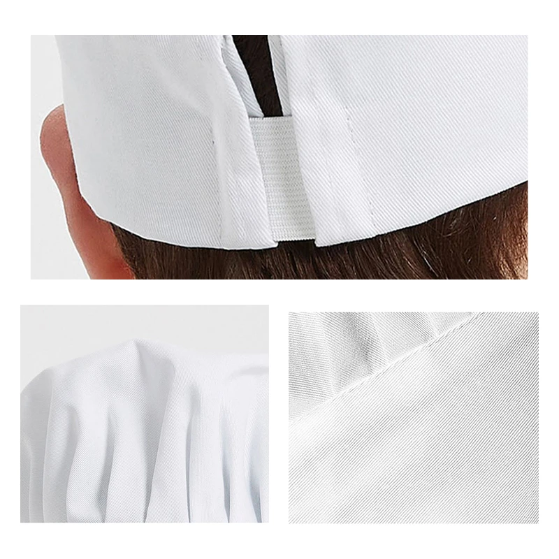 Cappelli da cucina per uomo e donna Hotel Restaurant Cook Cap cameriere Chef berretti da lavoro forniture per torte cappello a fungo