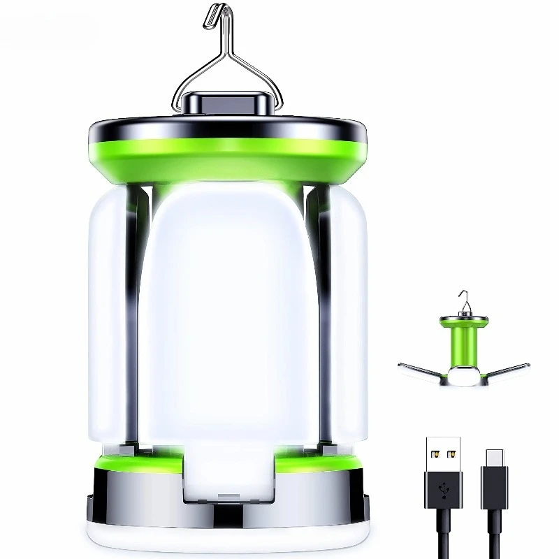 5W Camping Lantern Rechargeable 8x8x14cm 11.1 V Fishing Lamp - 7 Light Modes 60 LED Ultra Bright LED Tent Light Waterproof Light