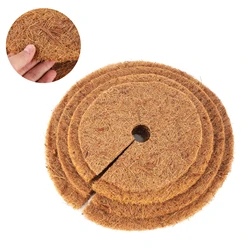 25/30/35/40cm Round Coconut Shell Fiber Plant Anti-weed Mat Potted Soil Moisturizing Covering Film Tree Trunk Protector