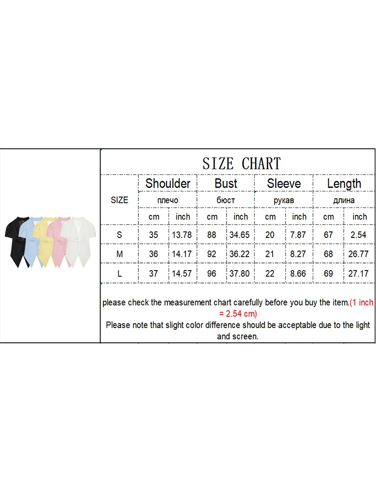 TFMLN Summer Women Short Puff Sleeve Coats V Collar Single Breasted Slim Fit Jacket Lady Chic Solid Party Bow Streetwear - view 6