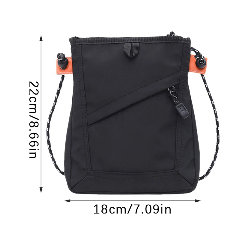 Bolso de mensajero cuadrado pequeño para hombres y mujeres, Mini bolso de viaje impermeable, bolso de hombro informal, bolso cruzado para teléfono móvil, moda