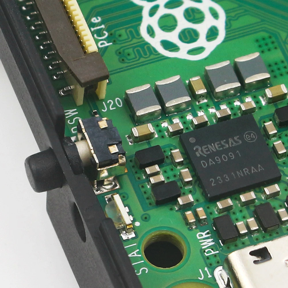 Casing Logam dengan Pendingin Aktif Pi 5, Casing Pendingin Heatsink dengan Kipas Heatsink, Casing Pendingin Logam untuk Raspberry Pi 5