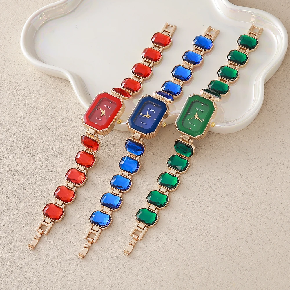 

Новые модные роскошные часы для женщин, повседневные кварцевые часы с кристаллами для девочек, браслет из нержавеющей стали, наручные часы для подарка, Reloj Mujer