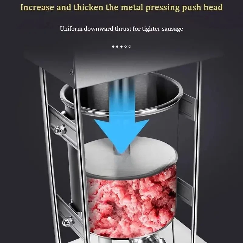 ماكينة حشو اللحوم لحشو السجق محلية الصنع لصنع أدوات مطبخ السجق صانع حقنة السجق