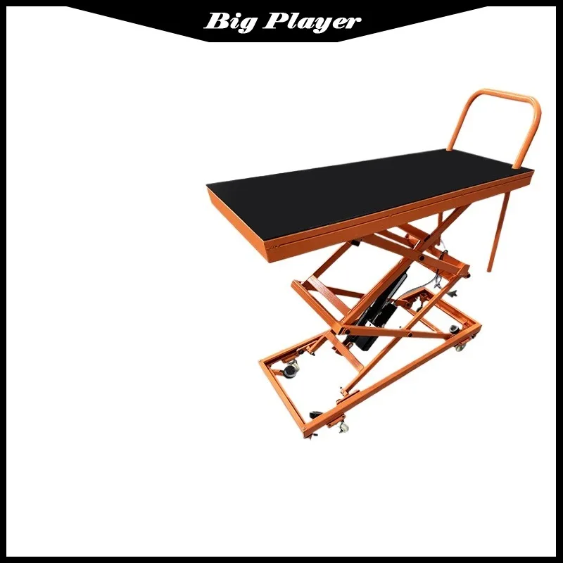 

Automatic Lifting Stool Electric Lifting Platform Folding Mobile Hydraulic Load-bearing Flat Trolley