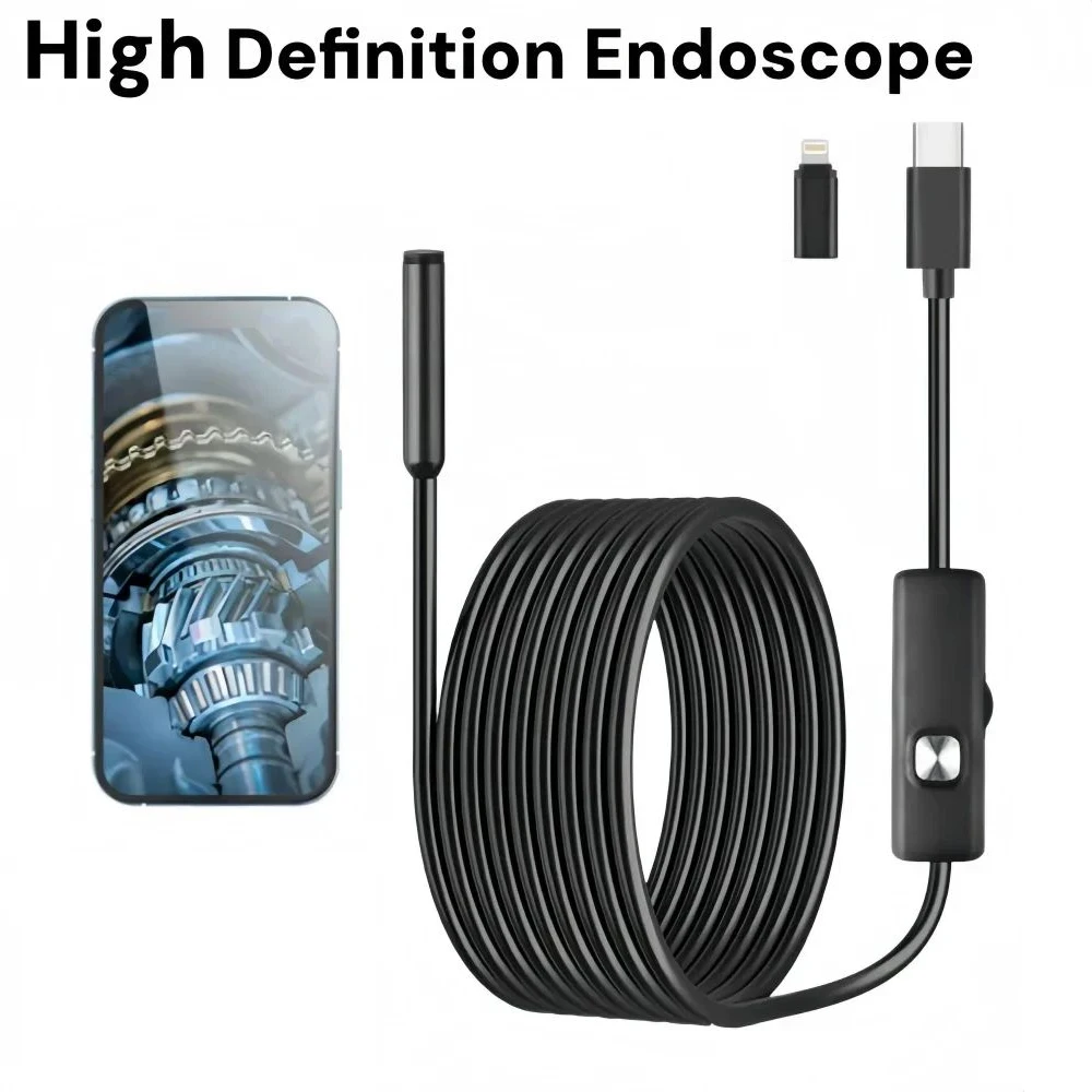 

5.5mm/8mm TYPE C Endoscope Camera 1080P HD Borescope Inspection Camera for iOS & Android Samsung